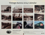 Vintage Aurora 2024 Calendar -- 175 Years of the Burlington Railroad