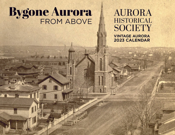 Vintage Aurora 2023 Calendar -- Bygone Aurora From Above