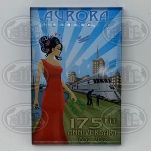 Aurora 175th Anniversary Magnet
