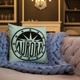 Made In Aurora Graphic Pillow -- Web Store Exclusive